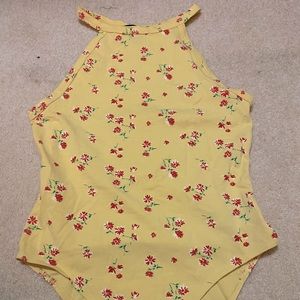 Forever21 Floral Bodysuit